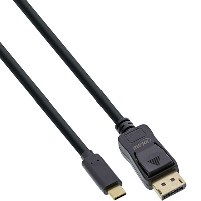 InLine® USB Display Kabel, USB-C Stecker zu DisplayPort Stecker, 5m (Produktbild 1)